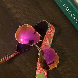 RayBan sunglasses with GirlyGirl band